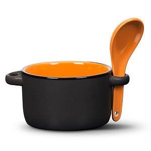 Merritt Soup Mug & Spoon - Imprinted