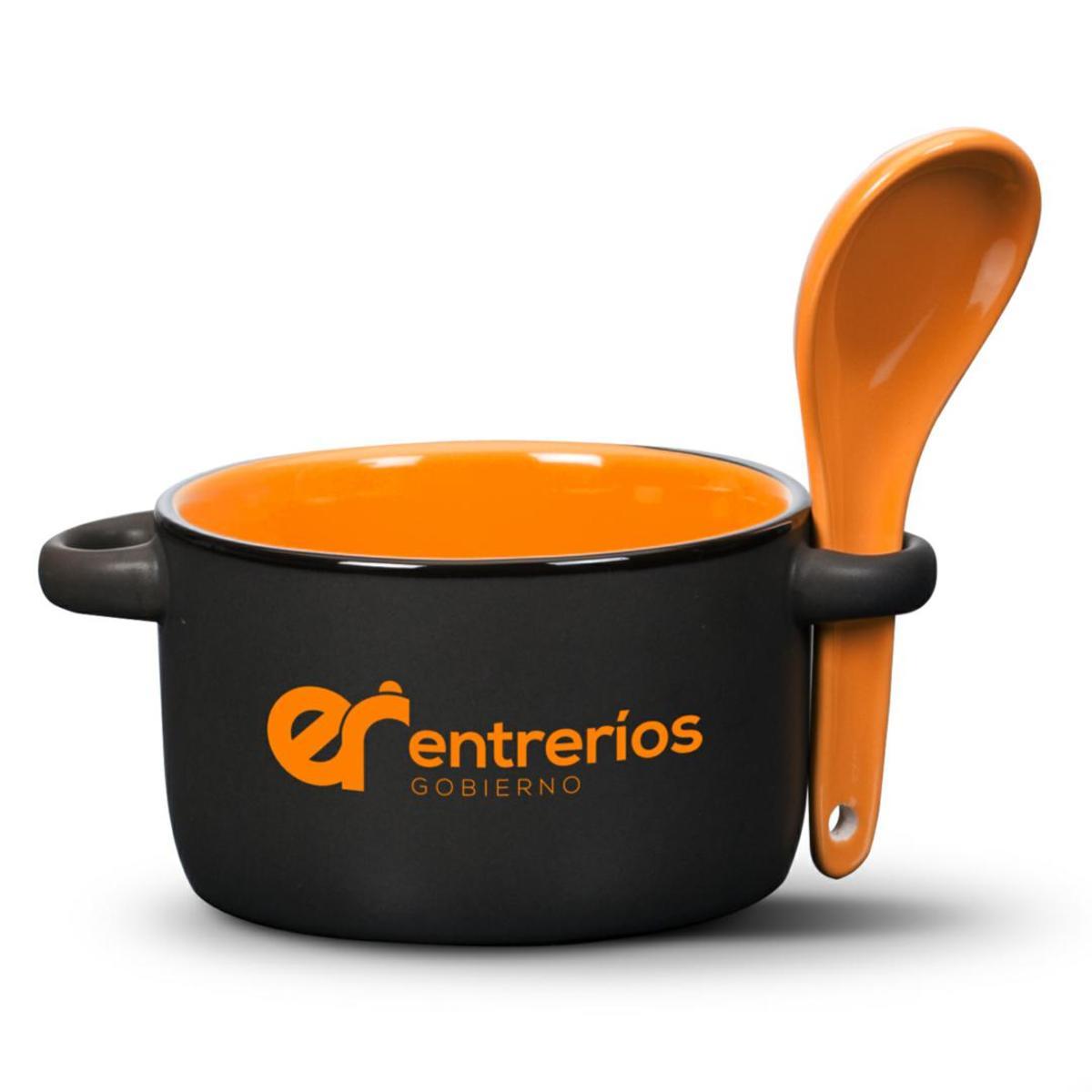 Merritt Soup Mug & Spoon - Imprinted