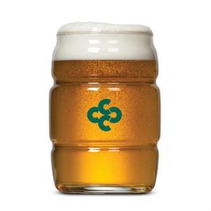 Barrel Beer Glass - Imprinted