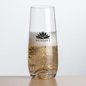 Edderton Stemless Flute - Imprinted 7.5oz