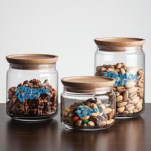 Finch Jar with Wooden Lid - Imprint