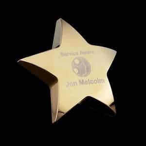 Hollister Standing Star Paperweight