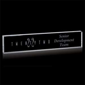 Lancaster Nameplate - Deep Etch