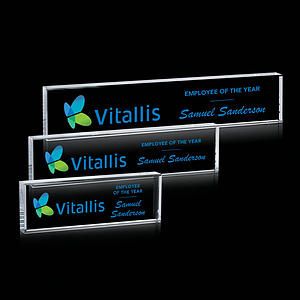 Lancaster Nameplate - Deep Etch
