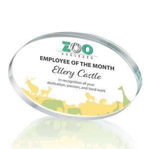 Baldus Oval VividPrint™ Award - Clear
