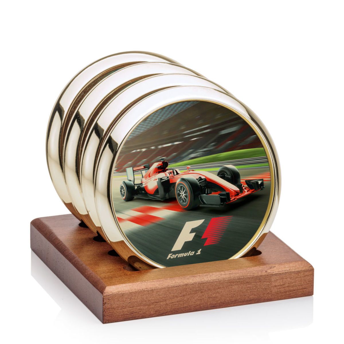 Danville VividPrint™ Coaster on Porterfield Base - Set of 4 
