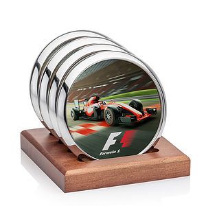 Danville VividPrint™ Coaster on Porterfield Base - Set of 4 