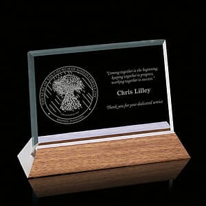 Esten Award - Starfire/Walnut