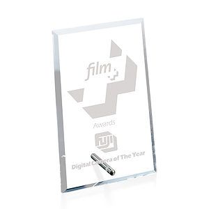 Windsor Rectangle Vertical Award - Chrome