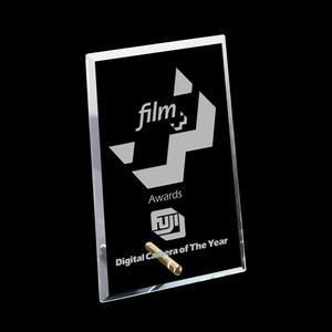 Windsor Rectangle Vertical Award - Gold