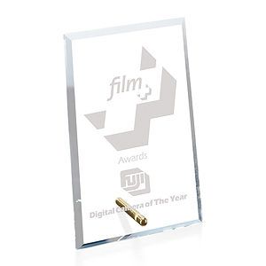 Windsor Rectangle Vertical Award - Gold