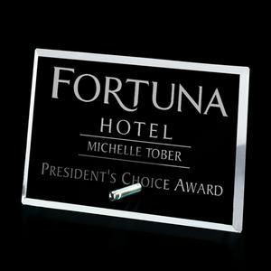 Windsor Rectangle Horizontal Award - Chrome
