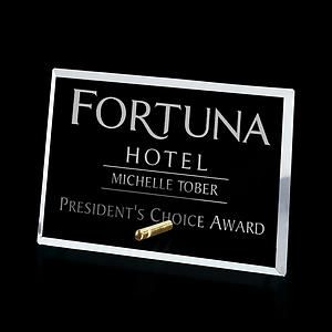 Windsor Rectangle Horizontal Award - Gold