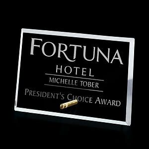 Windsor Rectangle Horizontal Award - Gold