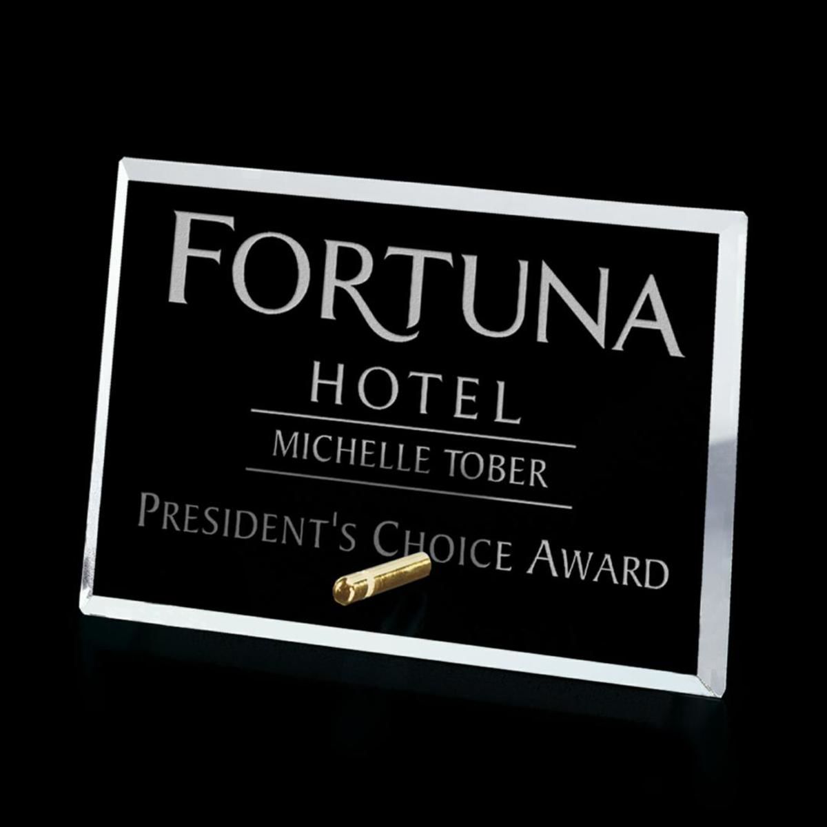 Windsor Rectangle Horizontal Award - Gold