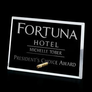 Windsor Rectangle Horizontal Award - Gold