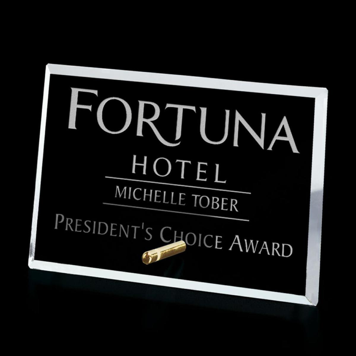 Windsor Rectangle Horizontal Award - Gold