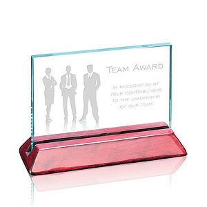 Renfrew Horizontal Award - Jade/Rosewood