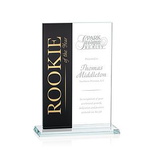 Composite Vertical Award - Black