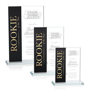 Composite Vertical Award - Black