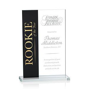 Composite Vertical Award - Black