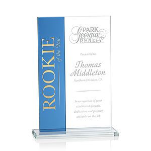 Composite Vertical Award - Blue