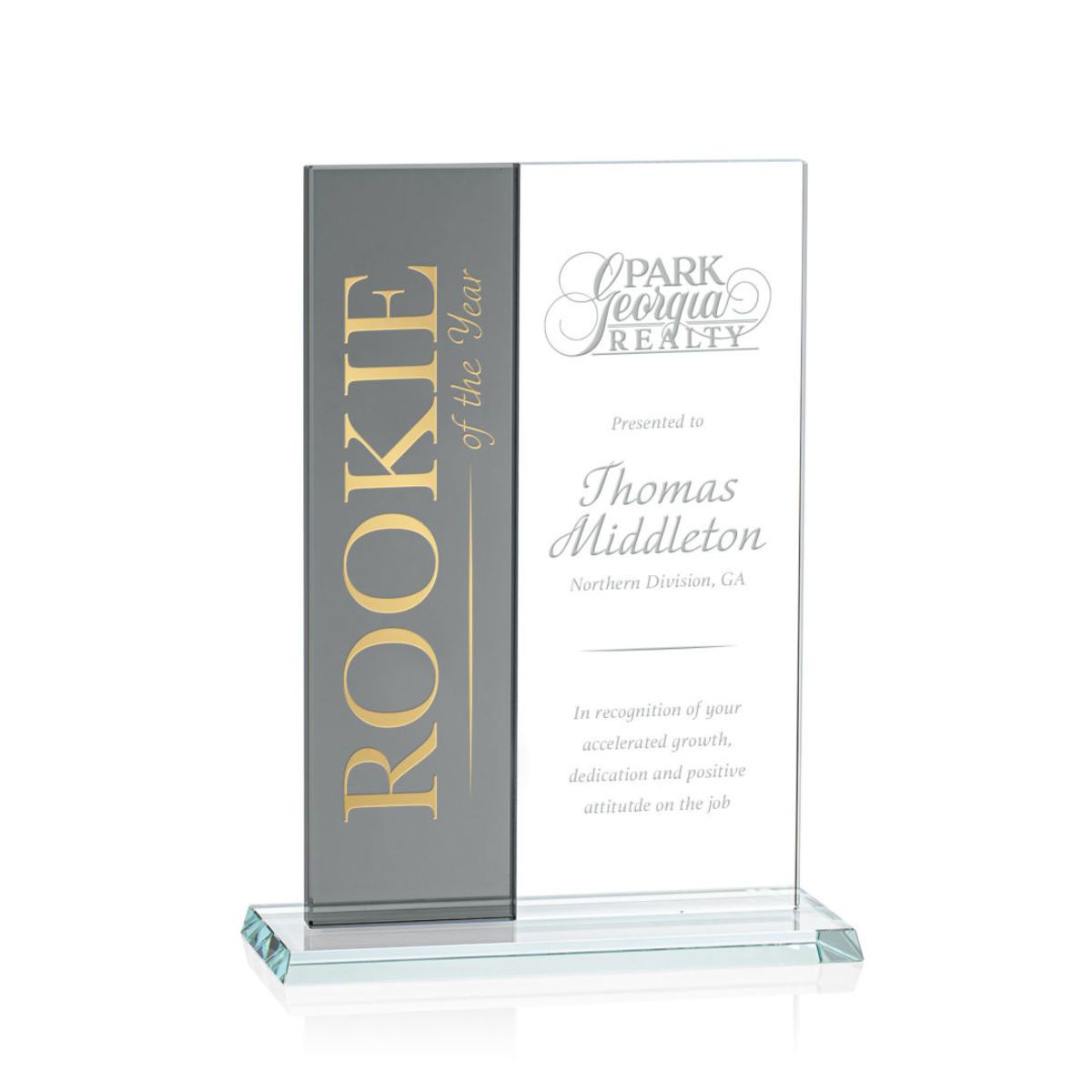 Composite Vertical Award - Grey