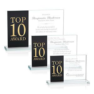 Composite Horizontal Award - Black