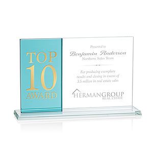Composite Horizontal Award - Teal