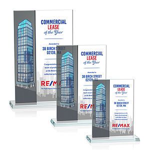 Composite Vertical VividPrint™ Award - Grey