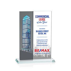 Composite Vertical VividPrint™ Award - Grey