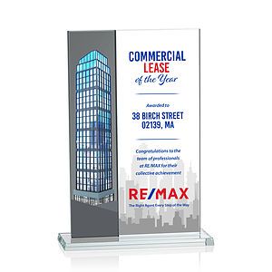 Composite Vertical VividPrint™ Award - Grey