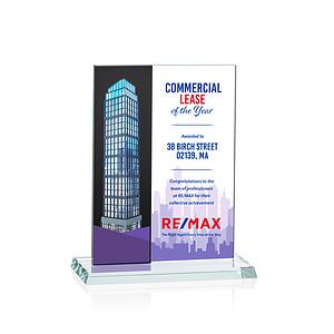 Composite Vertical VividPrint™ Award - Black