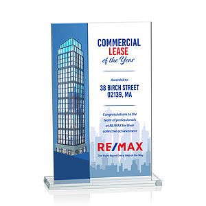Composite Vertical VividPrint™ Award - Blue