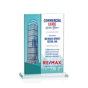 Composite Vertical VividPrint™ Award - Teal