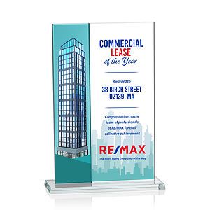 Composite Vertical VividPrint™ Award - Teal