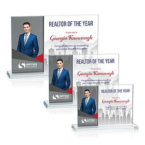 Composite Horizontal VividPrint™ Award - Grey