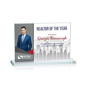 Composite Horizontal VividPrint™ Award - Grey