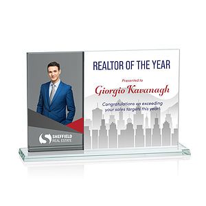 Composite Horizontal VividPrint™ Award - Grey
