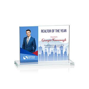 Composite Horizontal VividPrint™ Award - Blue