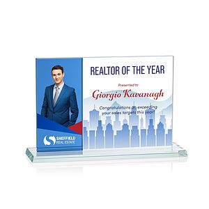 Composite Horizontal VividPrint™ Award - Blue