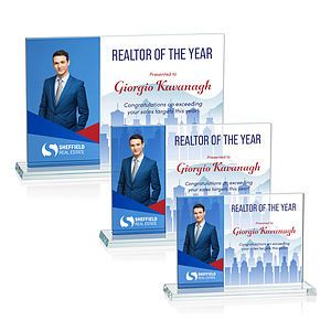 Composite Horizontal VividPrint™ Award - Blue