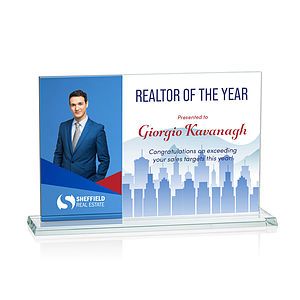 Composite Horizontal VividPrint™ Award - Blue