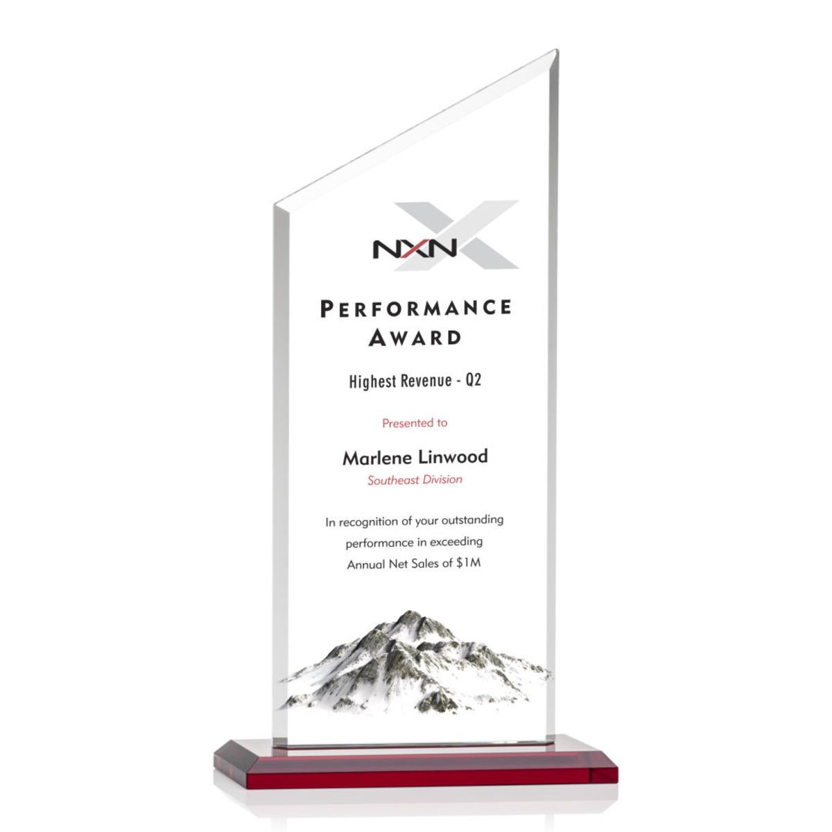 Conacher VividPrint™ Award - Red