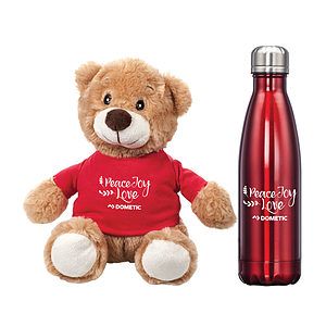 Chester Teddy Bear/Bottle Gift Set