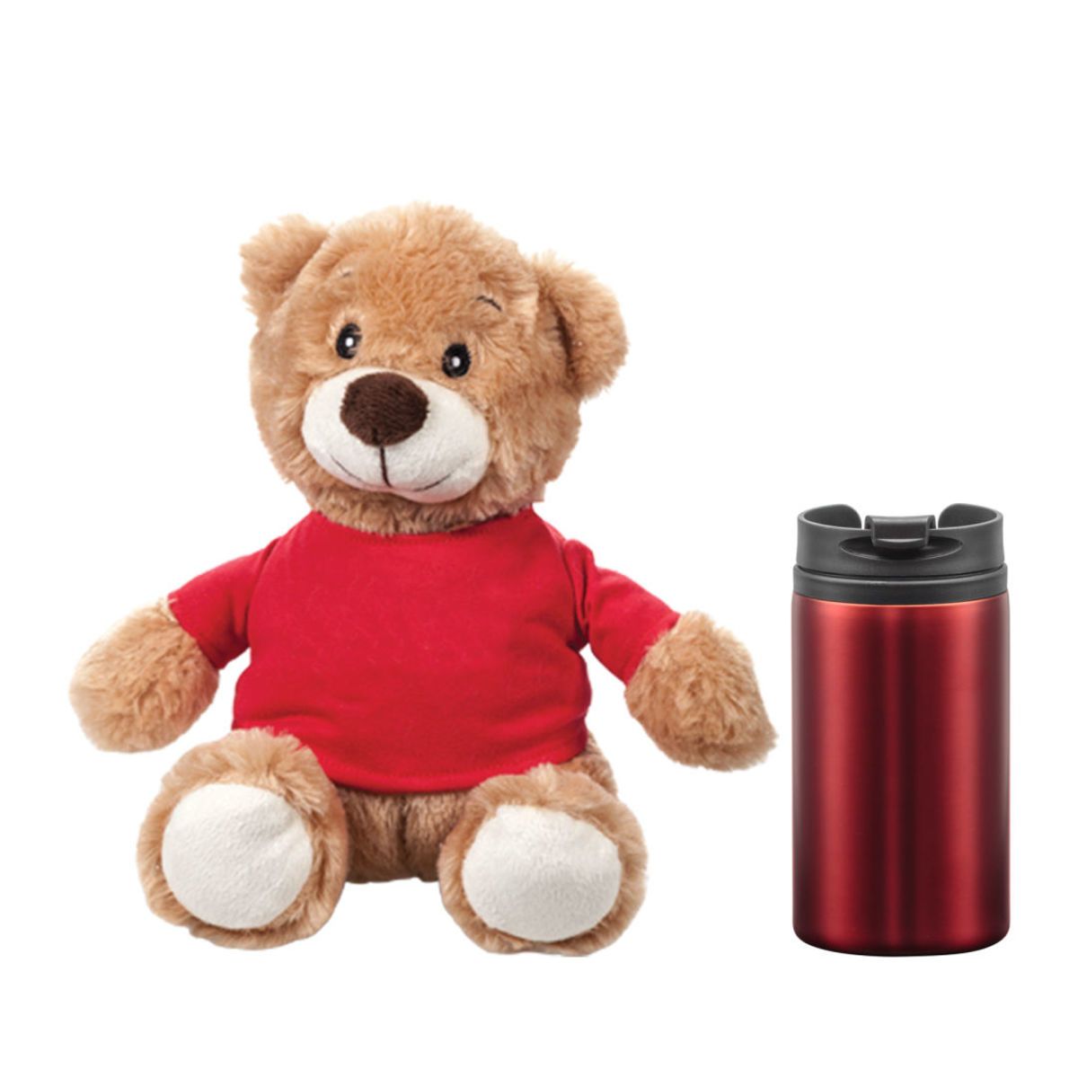 Chester Teddy Bear/Tumbler Gift Set