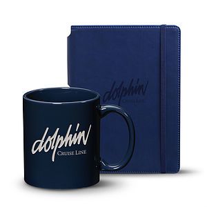 Eccolo® Tempo Journal/Malibu Mug Set