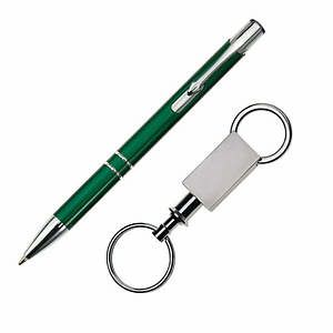Clicker Pen/Keyring Gift Set