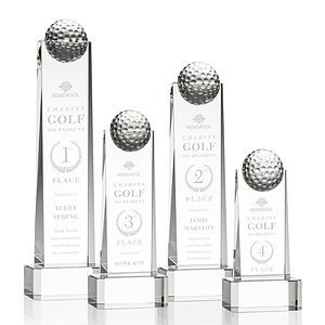 Dunbar Golf Award on Base - Clear