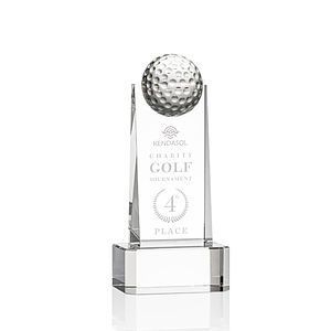Dunbar Golf Award on Base - Clear
